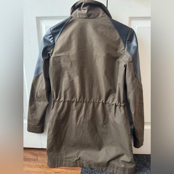 DANIER leather military cargo style zip up jacket (2XS) - Picture 2 of 5